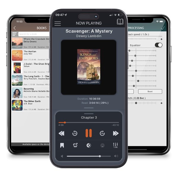 Download fo free audiobook Scavenger: A Mystery by Dewey Lambdin and listen anywhere on your iOS devices in the ListenBook app.