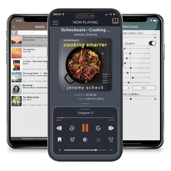 Download fo free audiobook Scheckeats--Cooking Smarter: Friendly Recipes with a Side of... by Jeremy Scheck and listen anywhere on your iOS devices in the ListenBook app.
