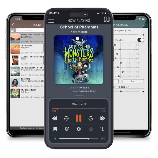 Download fo free audiobook School of Phantoms by Kory Merritt and listen anywhere on your iOS devices in the ListenBook app.