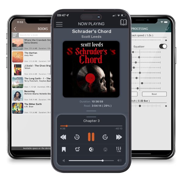 Download fo free audiobook Schrader's Chord by Scott Leeds and listen anywhere on your iOS devices in the ListenBook app.