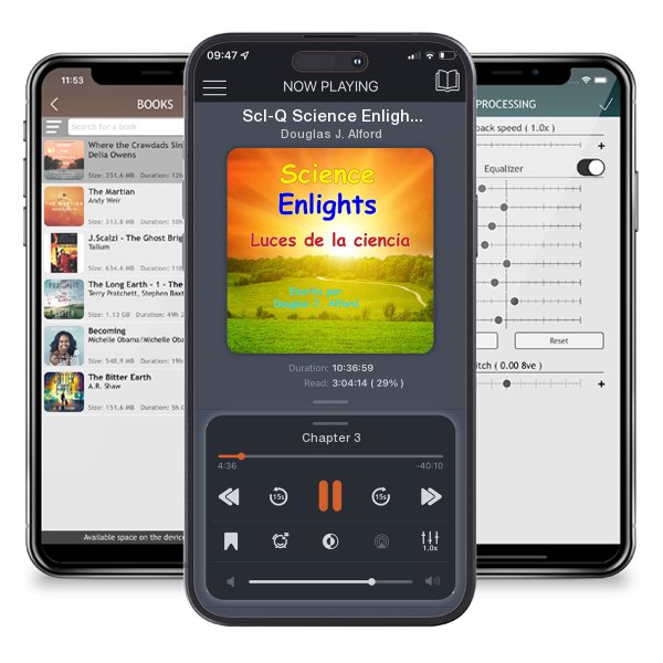 Download fo free audiobook ScI-Q Science Enlights - Teacher Guide Spanish: ScI-Q Luces de la Ciencia - Guía del Profesor by Douglas J. Alford and listen anywhere on your iOS devices in the ListenBook app.