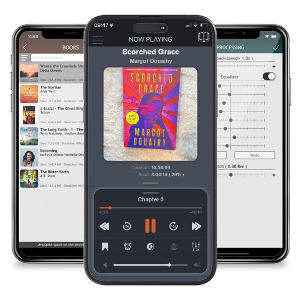 Download fo free audiobook Scorched Grace by Margot Douaihy and listen anywhere on your iOS devices in the ListenBook app.