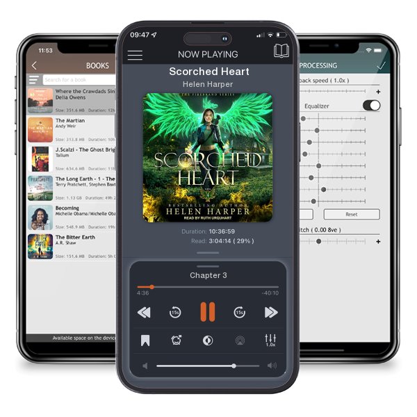 Download fo free audiobook Scorched Heart by Helen Harper and listen anywhere on your iOS devices in the ListenBook app.