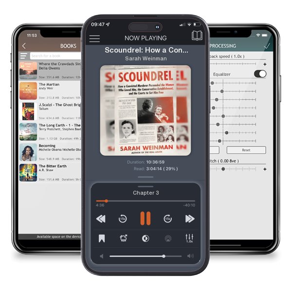 Download fo free audiobook Scoundrel: How a Convicted Murderer Persuaded the Women Who... by Sarah Weinman and listen anywhere on your iOS devices in the ListenBook app.