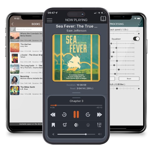 Download fo free audiobook Sea Fever: The True Adventures that Inspired our Greatest Maritime Authors, from Conrad to Masefield, Melville and Hemingway by Sam Jefferson and listen anywhere on your iOS devices in the ListenBook app.