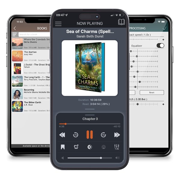Download fo free audiobook Sea of Charms (Spellshop, #3) by Sarah Beth Durst and listen anywhere on your iOS devices in the ListenBook app.