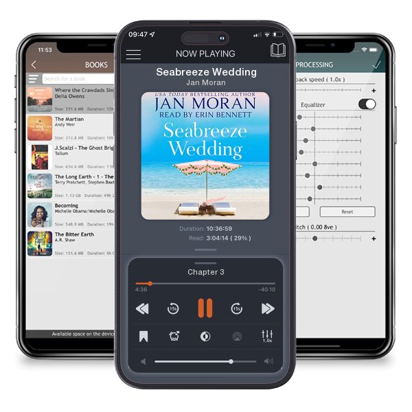 Download fo free audiobook Seabreeze Wedding by Jan Moran and listen anywhere on your iOS devices in the ListenBook app.
