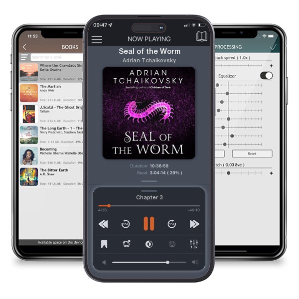 Download fo free audiobook Seal of the Worm by Adrian Tchaikovsky and listen anywhere on your iOS devices in the ListenBook app.
