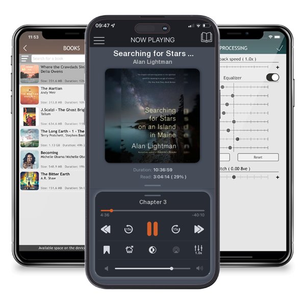 Download fo free audiobook Searching for Stars on an Island in Maine by Alan Lightman and listen anywhere on your iOS devices in the ListenBook app.