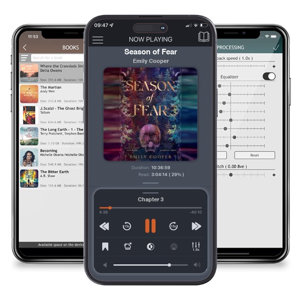 Download fo free audiobook Season of Fear by Emily Cooper and listen anywhere on your iOS devices in the ListenBook app.