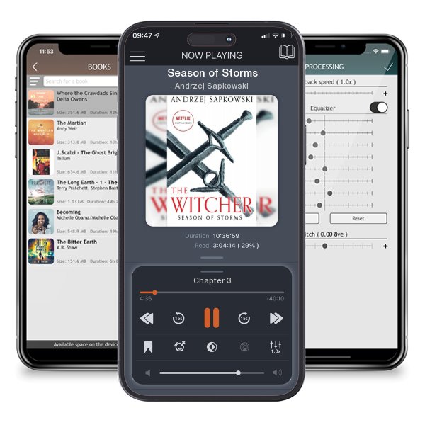 Download fo free audiobook Season of Storms by Andrzej Sapkowski and listen anywhere on your iOS devices in the ListenBook app.