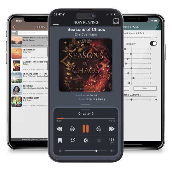 Download fo free audiobook Seasons of Chaos by Elle Cosimano and listen anywhere on your iOS devices in the ListenBook app.