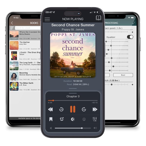 Download fo free audiobook Second Chance Summer by Poppy St. James and listen anywhere on your iOS devices in the ListenBook app.