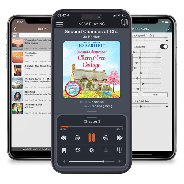 Download fo free audiobook Second Chances at Cherry Tree Cottage by Jo Bartlett and listen anywhere on your iOS devices in the ListenBook app.