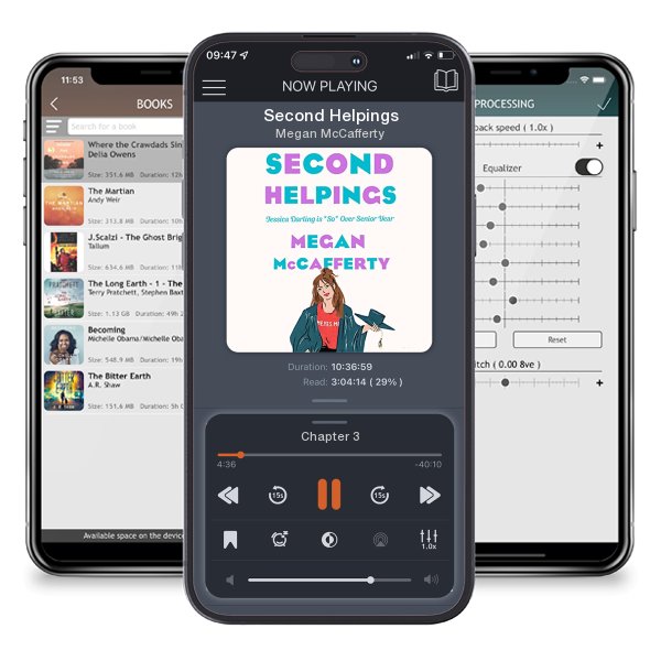 Download fo free audiobook Second Helpings by Megan McCafferty and listen anywhere on your iOS devices in the ListenBook app.
