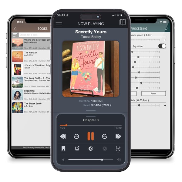 Download fo free audiobook Secretly Yours by Tessa Bailey and listen anywhere on your iOS devices in the ListenBook app.