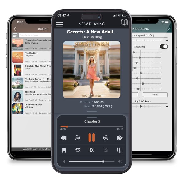 Download fo free audiobook Secrets: A New Adult Sorority Harem Romance by Rex Sterling and listen anywhere on your iOS devices in the ListenBook app.