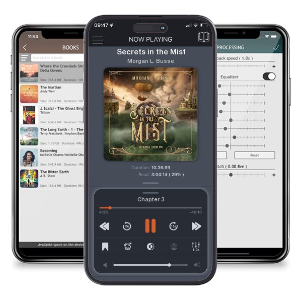 Download fo free audiobook Secrets in the Mist by Morgan L. Busse and listen anywhere on your iOS devices in the ListenBook app.