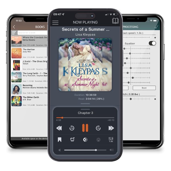 Download fo free audiobook Secrets of a Summer Night by Lisa Kleypas and listen anywhere on your iOS devices in the ListenBook app.