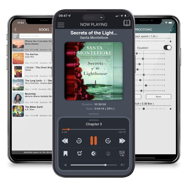 Download fo free audiobook Secrets of the Lighthouse by Santa Montefiore and listen anywhere on your iOS devices in the ListenBook app.