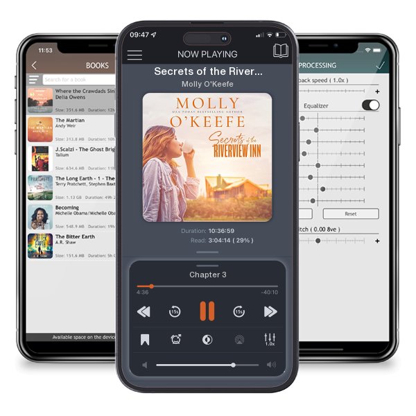 Download fo free audiobook Secrets of the Riverview Inn by Molly O'Keefe and listen anywhere on your iOS devices in the ListenBook app.