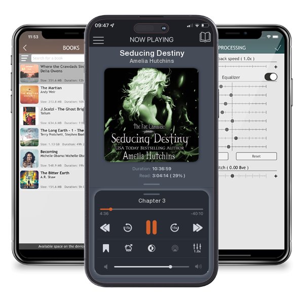 Download fo free audiobook Seducing Destiny by Amelia Hutchins and listen anywhere on your iOS devices in the ListenBook app.