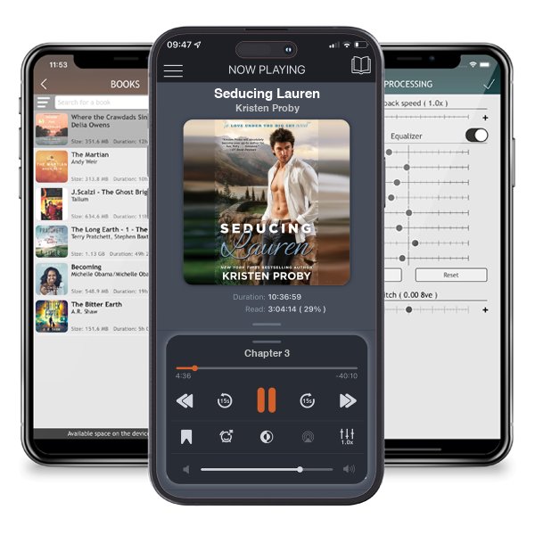 Download fo free audiobook Seducing Lauren by Kristen Proby and listen anywhere on your iOS devices in the ListenBook app.
