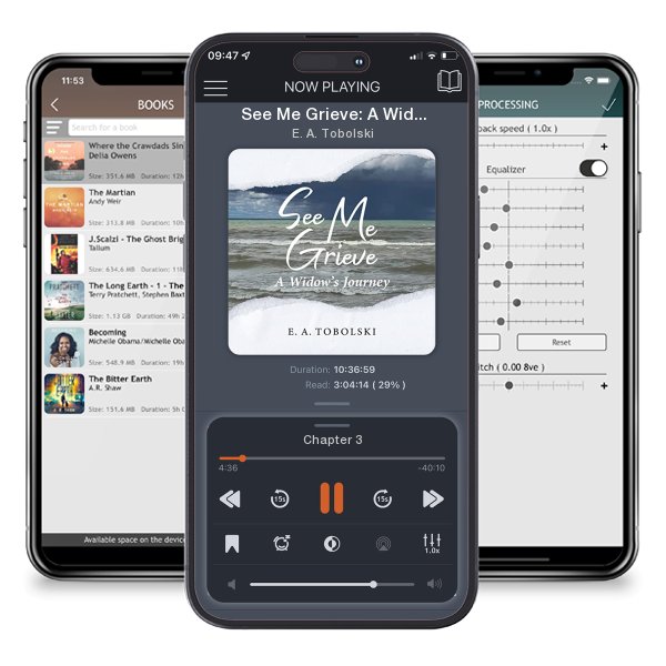 Download fo free audiobook See Me Grieve: A Widow's Journey by E. A. Tobolski and listen anywhere on your iOS devices in the ListenBook app.