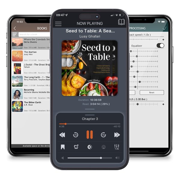 Download fo free audiobook Seed to Table: A Seasonal Guide to Organically Growing,... by Luay Ghafari and listen anywhere on your iOS devices in the ListenBook app.