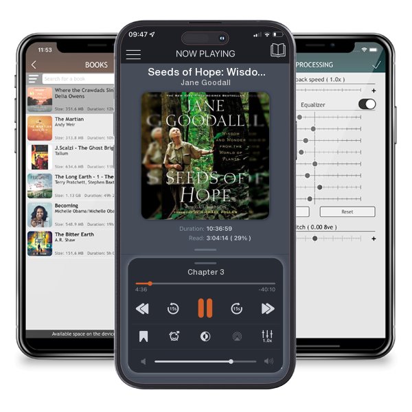 Download fo free audiobook Seeds of Hope: Wisdom and Wonder from the World of Plants by Jane Goodall and listen anywhere on your iOS devices in the ListenBook app.