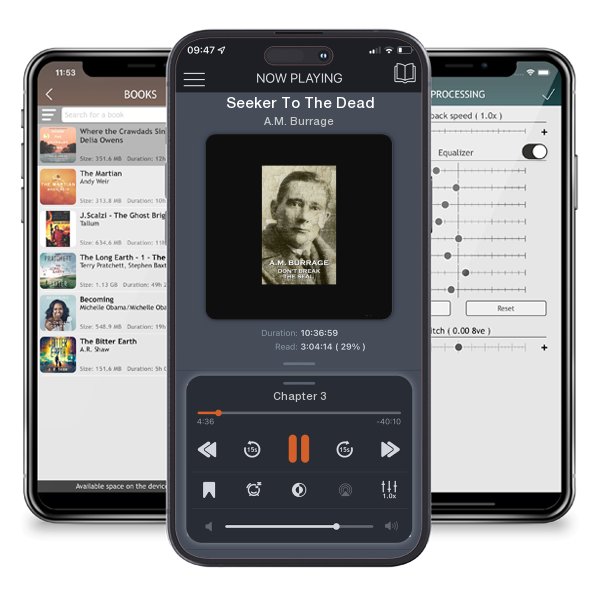 Download fo free audiobook Seeker To The Dead by A.M. Burrage and listen anywhere on your iOS devices in the ListenBook app.