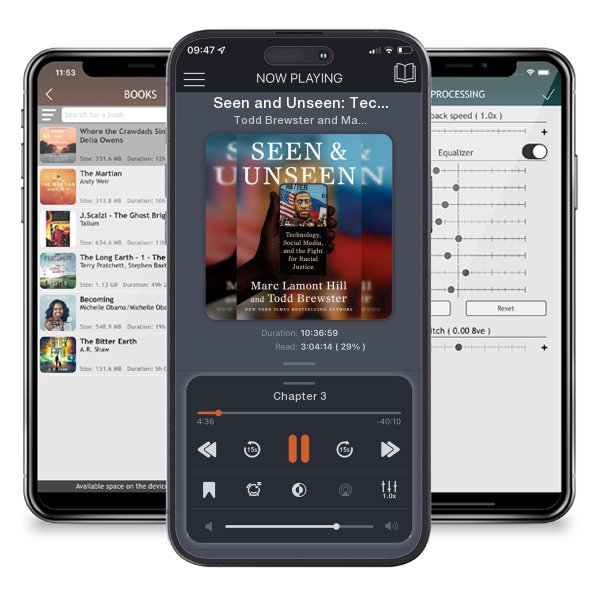 Download fo free audiobook Seen and Unseen: Technology, Social Media, and the Fight for... by Todd Brewster and Marc Lamont Hill and listen anywhere on your iOS devices in the ListenBook app.