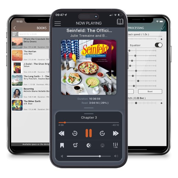 Download fo free audiobook Seinfeld: The Official Cookbook by Julie Tremaine and Brendan Kirby and listen anywhere on your iOS devices in the ListenBook app.