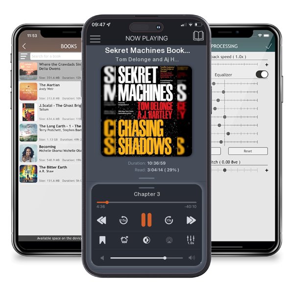 Download fo free audiobook Sekret Machines Book 1: Chasing Shadows by Tom Delonge and Aj Hartley and listen anywhere on your iOS devices in the ListenBook app.