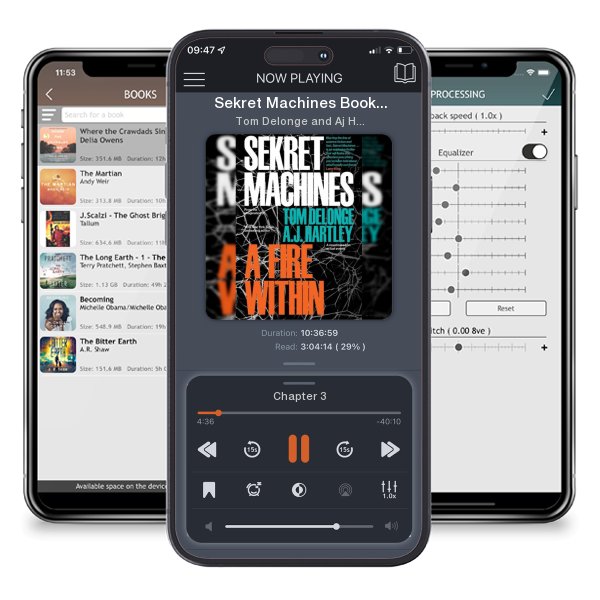 Download fo free audiobook Sekret Machines Book 2: A Fire Within by Tom Delonge and Aj Hartley and listen anywhere on your iOS devices in the ListenBook app.