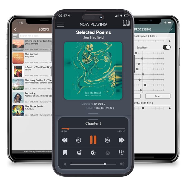 Download fo free audiobook Selected Poems by Jen Hadfield and listen anywhere on your iOS devices in the ListenBook app.