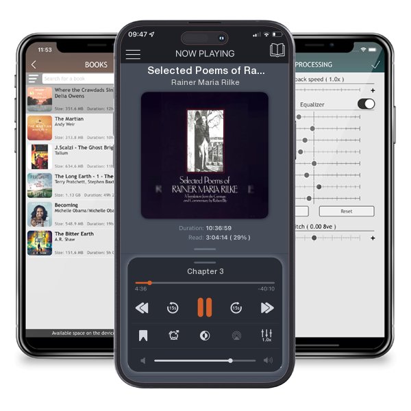 Download fo free audiobook Selected Poems of Rainer Maria Rilke by Rainer Maria Rilke and listen anywhere on your iOS devices in the ListenBook app.