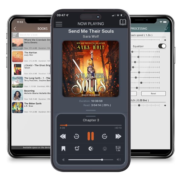 Download fo free audiobook Send Me Their Souls by Sara Wolf and listen anywhere on your iOS devices in the ListenBook app.