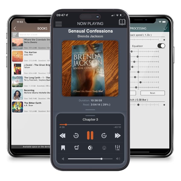 Download fo free audiobook Sensual Confessions by Brenda Jackson and listen anywhere on your iOS devices in the ListenBook app.