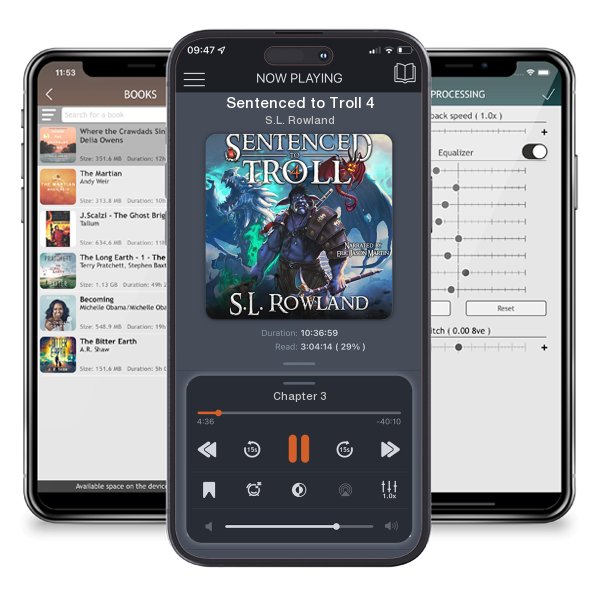 Download fo free audiobook Sentenced to Troll 4 by S.L. Rowland and listen anywhere on your iOS devices in the ListenBook app.