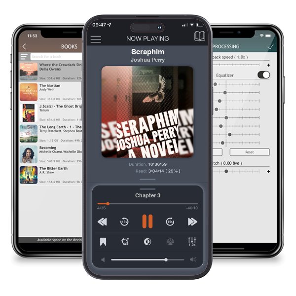 Download fo free audiobook Seraphim by Joshua Perry and listen anywhere on your iOS devices in the ListenBook app.