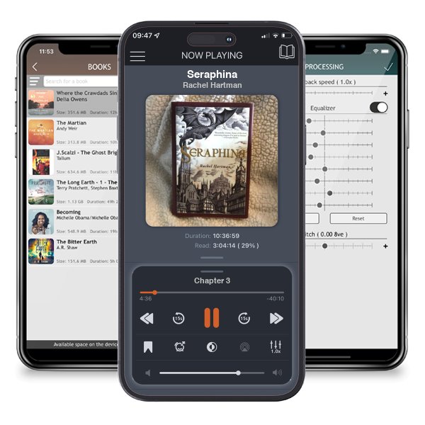 Download fo free audiobook Seraphina by Rachel Hartman and listen anywhere on your iOS devices in the ListenBook app.