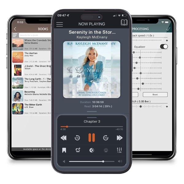 Download fo free audiobook Serenity in the Storm: Living Through Chaos by Leaning on Christ by Kayleigh McEnany and listen anywhere on your iOS devices in the ListenBook app.