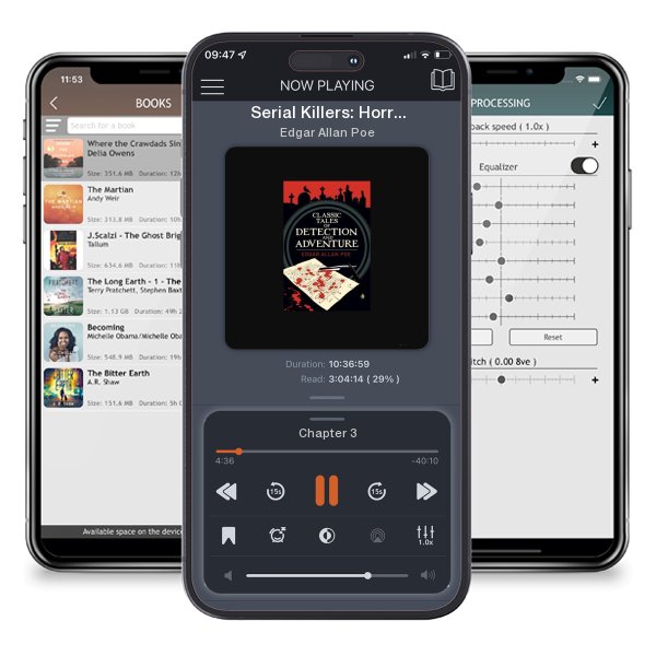 Download fo free audiobook Serial Killers: Horrifying True-Life Cases of Pure Evil by Edgar Allan Poe and listen anywhere on your iOS devices in the ListenBook app.