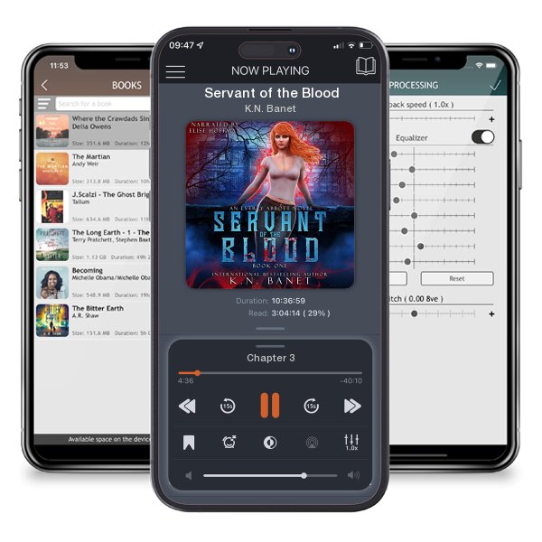 Download fo free audiobook Servant of the Blood by K.N. Banet and listen anywhere on your iOS devices in the ListenBook app.