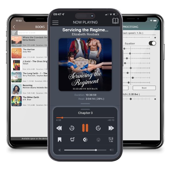 Download fo free audiobook Servicing the Regiment (Matrons I\'d Like to Tup Book 3) by Elizabeth Roubaix and listen anywhere on your iOS devices in the ListenBook app.