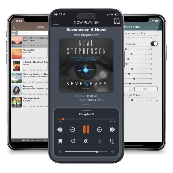 Download fo free audiobook Seveneves: A Novel by Neal Stephenson and listen anywhere on your iOS devices in the ListenBook app.