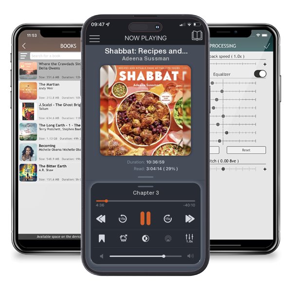 Download fo free audiobook Shabbat: Recipes and Rituals from My Table to Yours by Adeena Sussman and listen anywhere on your iOS devices in the ListenBook app.