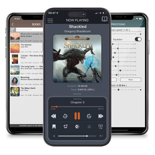 Download fo free audiobook Shackled by Gregory Blackburn and listen anywhere on your iOS devices in the ListenBook app.