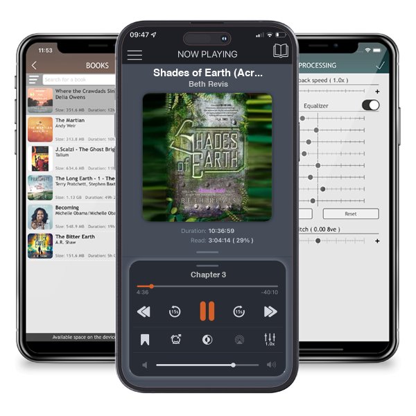 Download fo free audiobook Shades of Earth (Across the Universe, #3) by Beth Revis and listen anywhere on your iOS devices in the ListenBook app.